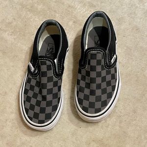 Like new toddler/boys vans slip-ons